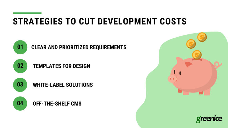 strategies to cut web app development cost